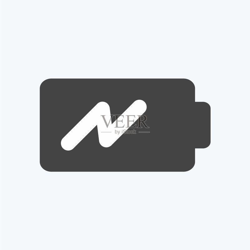 移动应用图标:电池2符号图标素材
