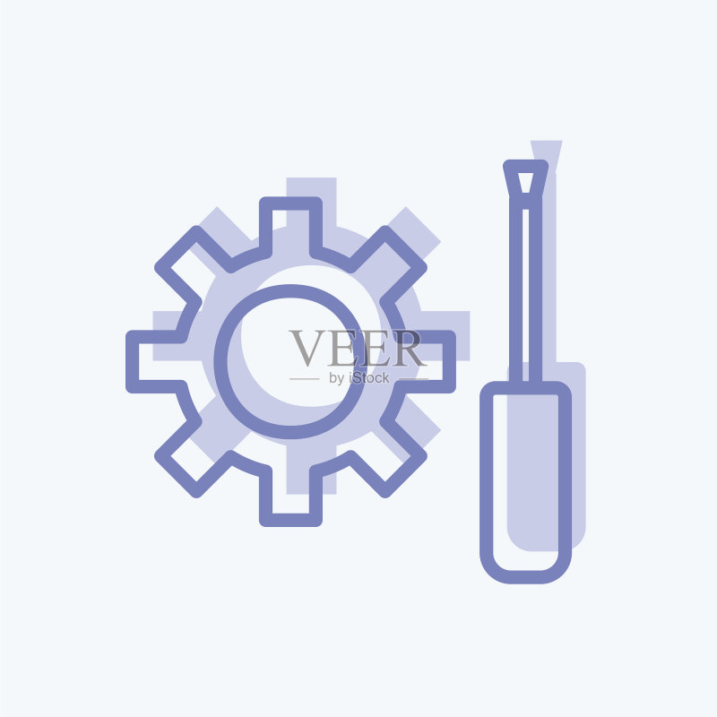 适用于数字网络的图标技术服务图标素材