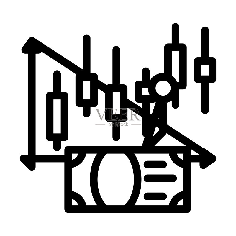 日式蜡烛线条图标矢量图图标素材