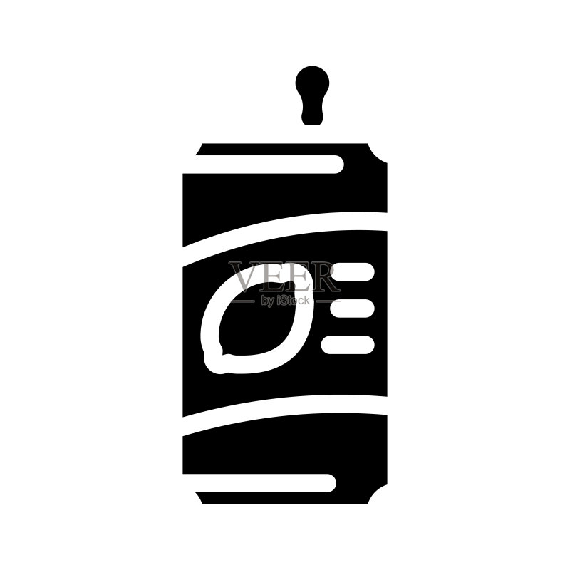 柠檬味苏打符号图标矢量图图标素材