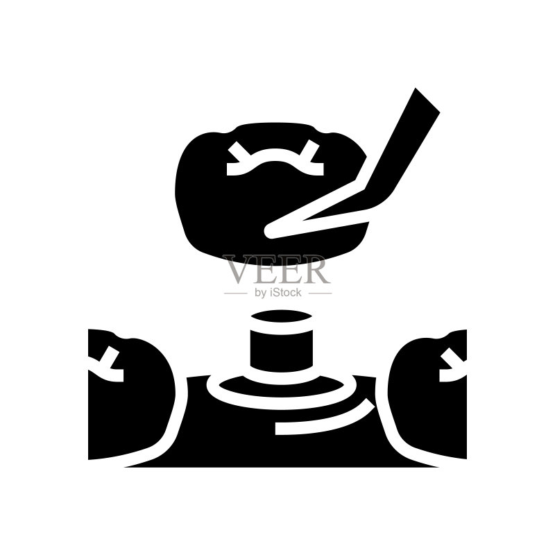 牙科手术Glyph图标矢量素材图标素材