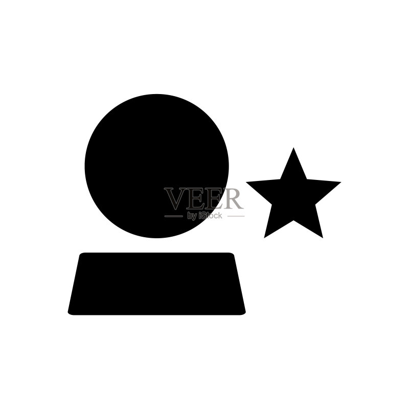 人物和星星图标图标素材