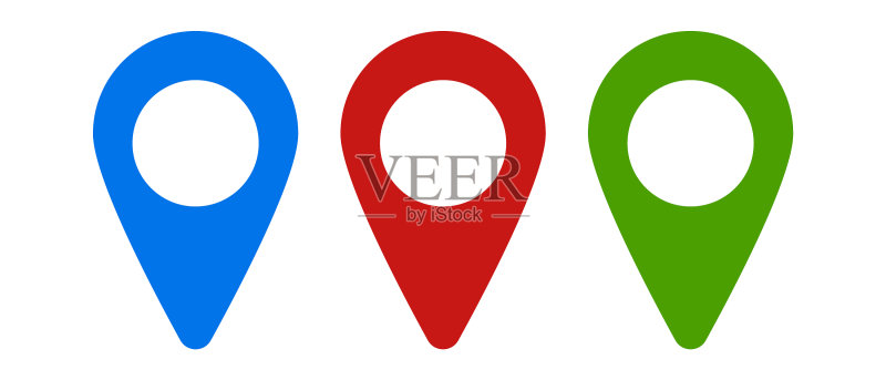 地图位置信息图钉图标图标素材