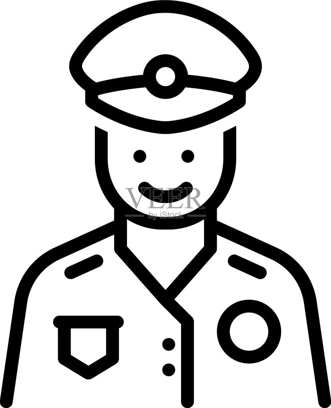 警卫图标素材
