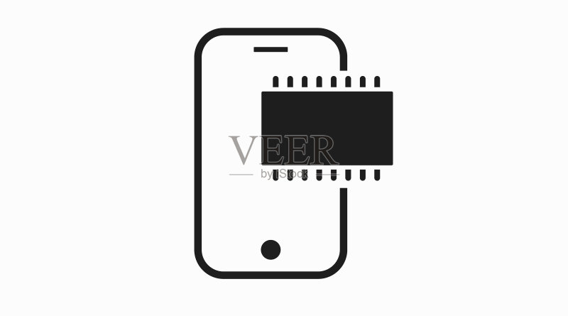 手臂智能手机图标图标素材