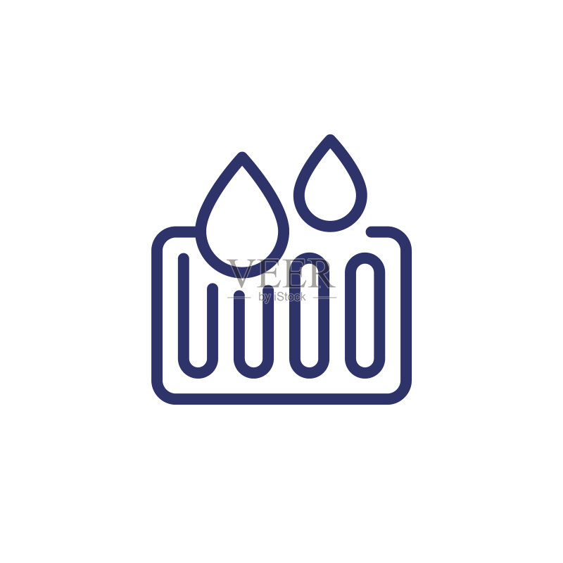 排水管线图标图标素材