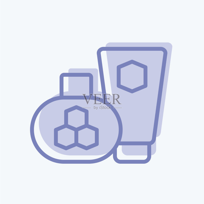 养蜂场蜜蜂产品图标图标素材