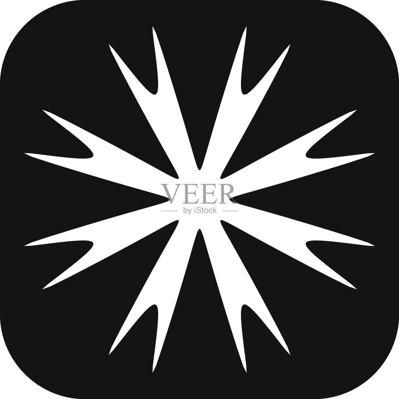 抽象几何图标符号元素形状图标素材