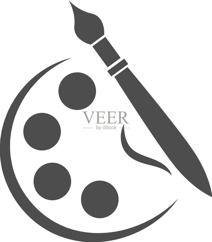 调色板图标标志设计图标素材