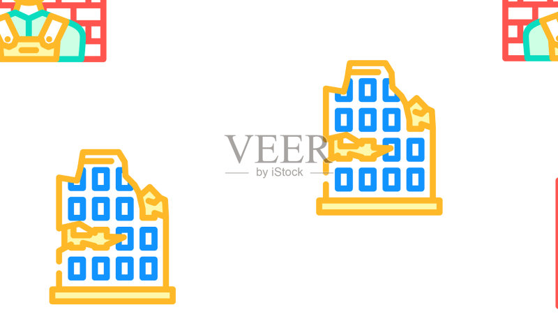 建筑师专业职业图标集图标素材