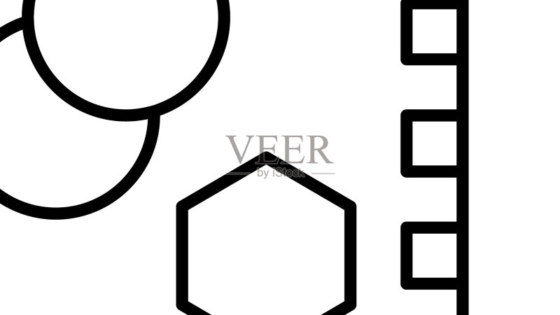 形状分类线图标图标素材