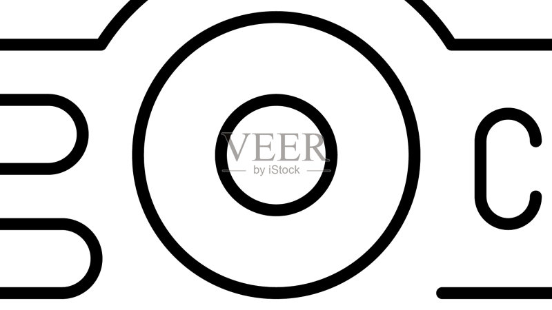 CD光盘线性图标图标素材