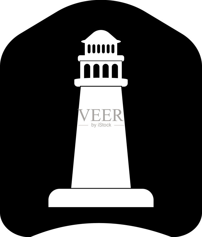 灯塔Logo图标素材