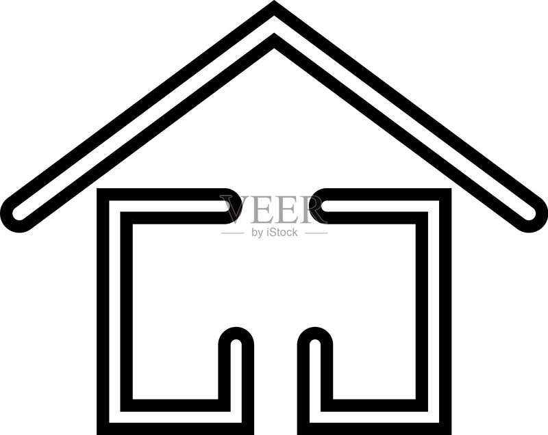 房屋标志图标素材