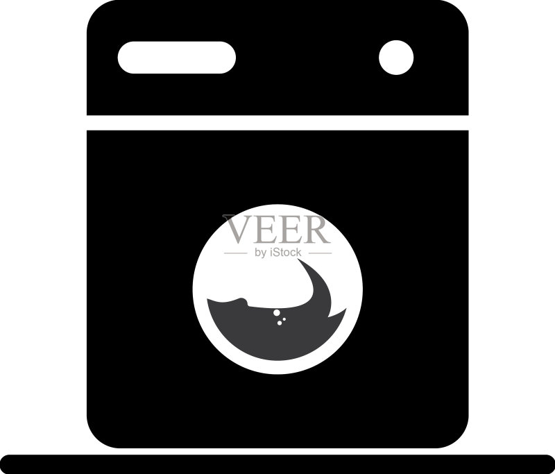 洗衣机Logo图标素材