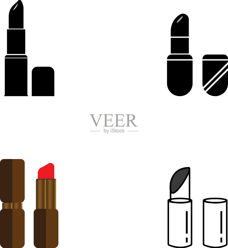 口红图标图标素材