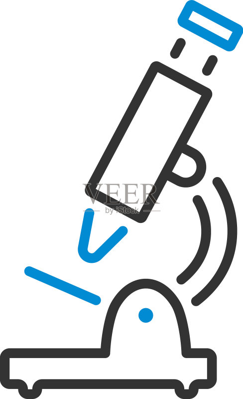 学校显微镜图标图标素材