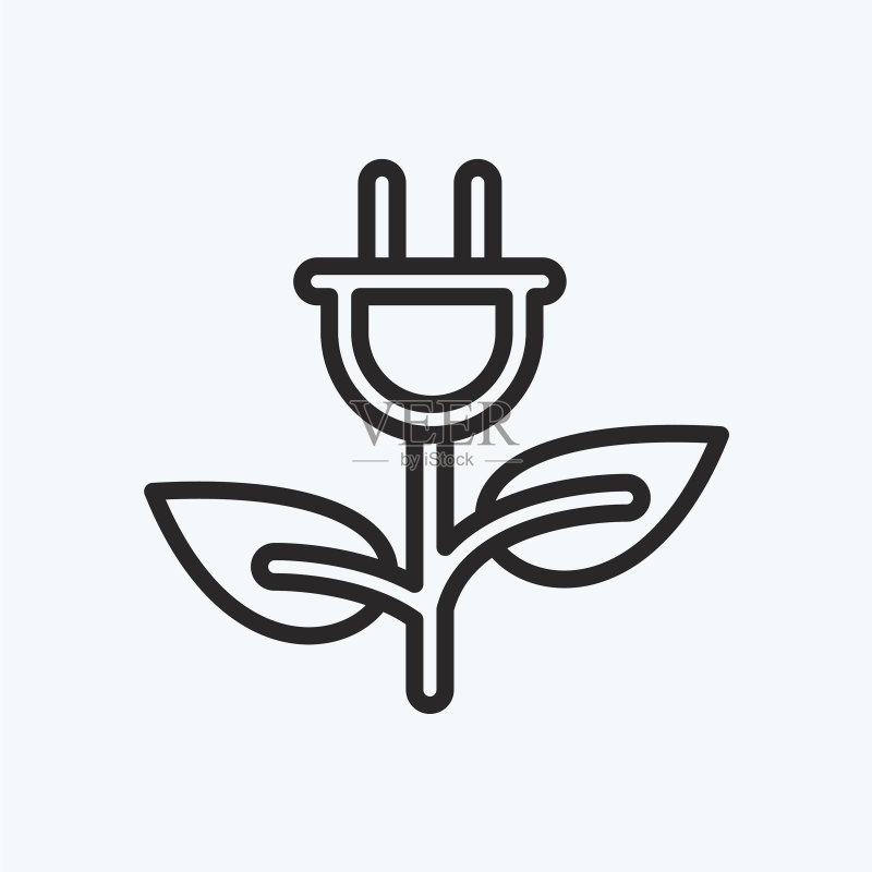 适用于教育的生物能源图标符号图标素材