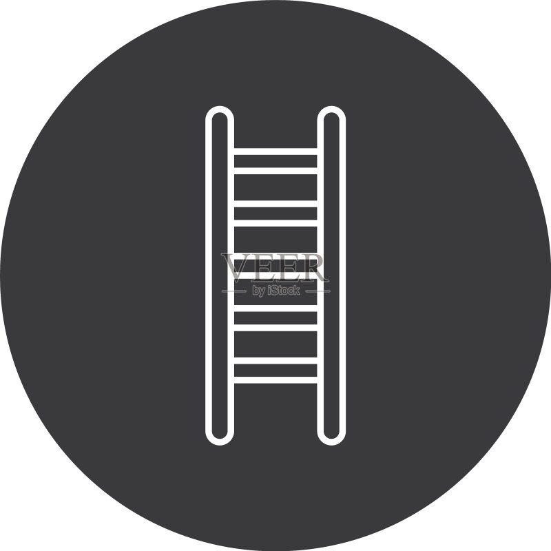 梯子标志图标素材