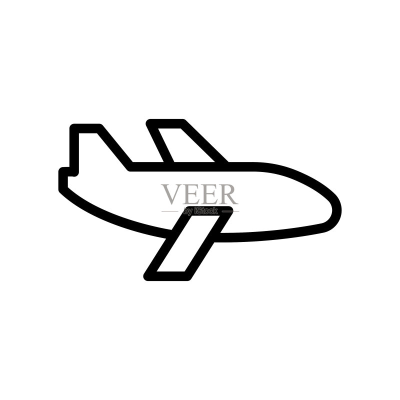 飞机图标,空中交通工具图标素材