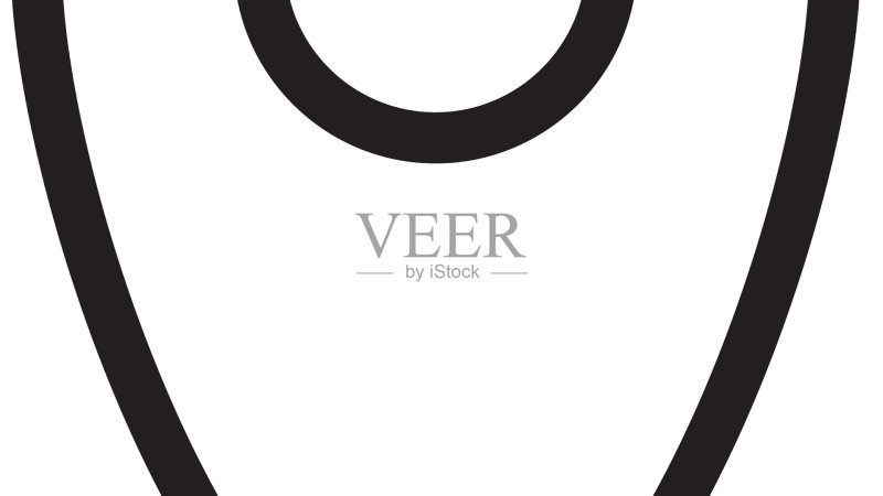 单线圆形定位图标图标素材