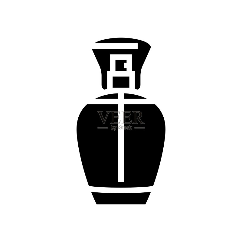 产品香水瓶标志符号矢量图图标素材