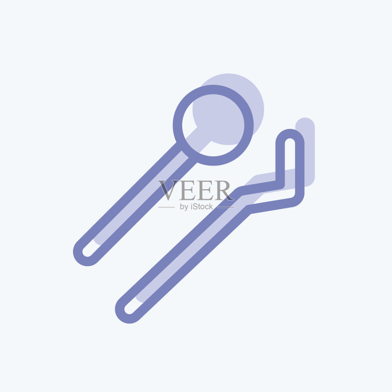 医疗工具双色图标图标素材