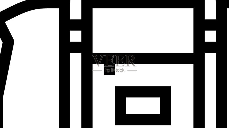 皮革包线条图标图标素材