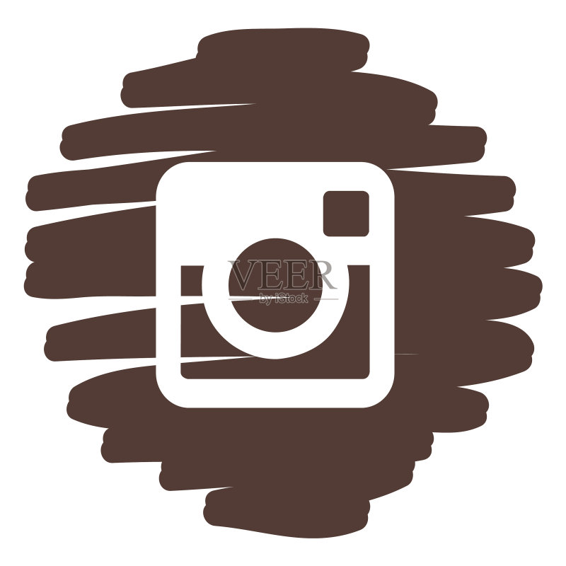 Instagram扭曲圆形图标高质量图标素材