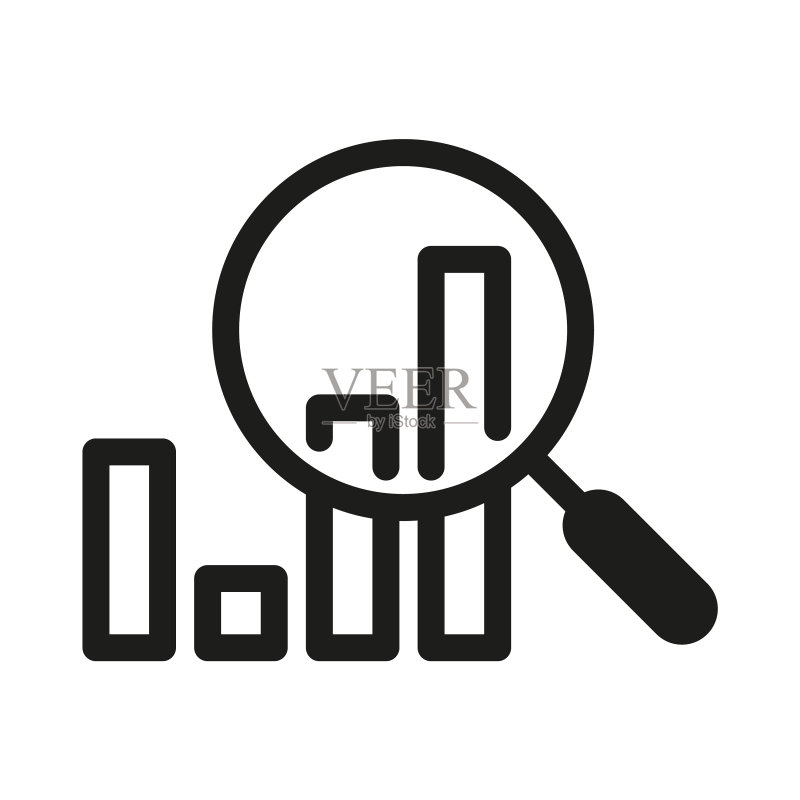 搜索图标SEO监控图标数字营销图标素材