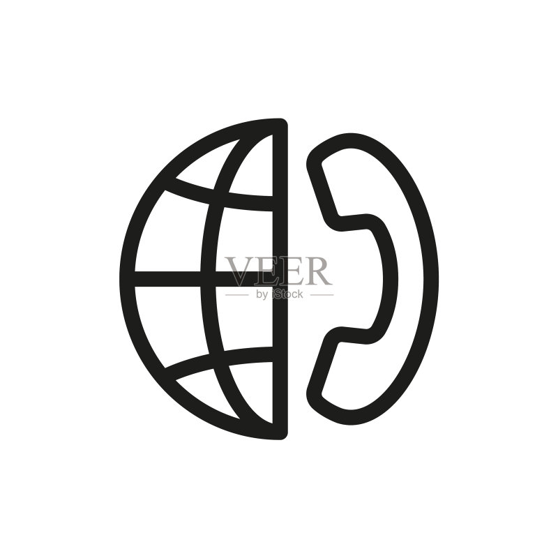 国际长途电话图标图标素材