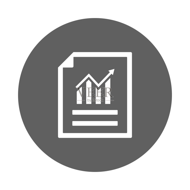 图表数据表格灰色矢量图标图标素材
