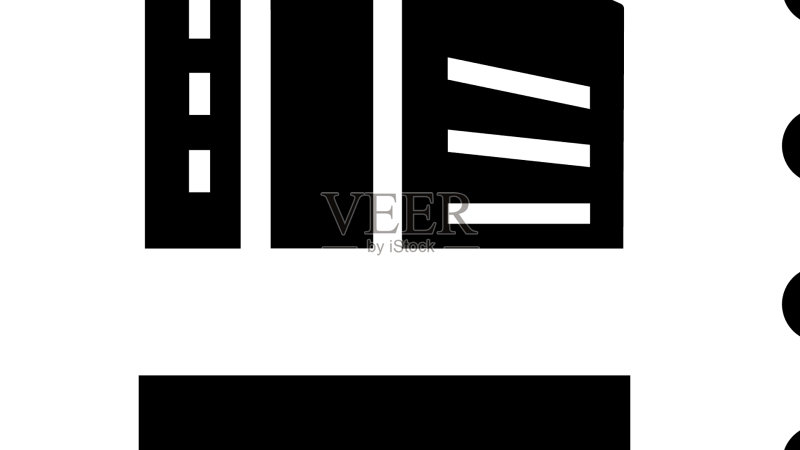 建设项目图标黑色图标素材