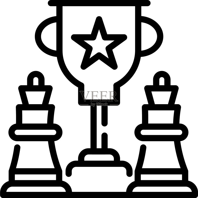 成功的策略图标素材