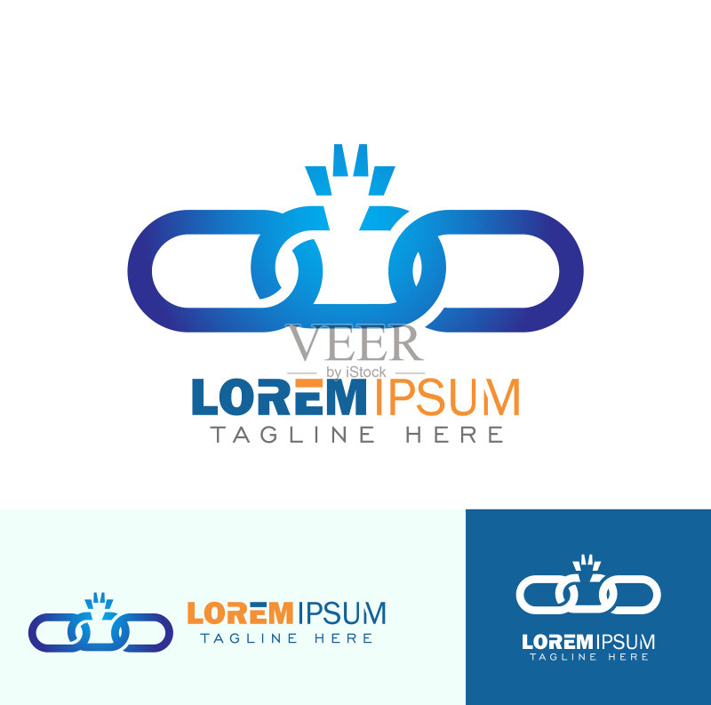 未锁链的logo图标标志图标素材