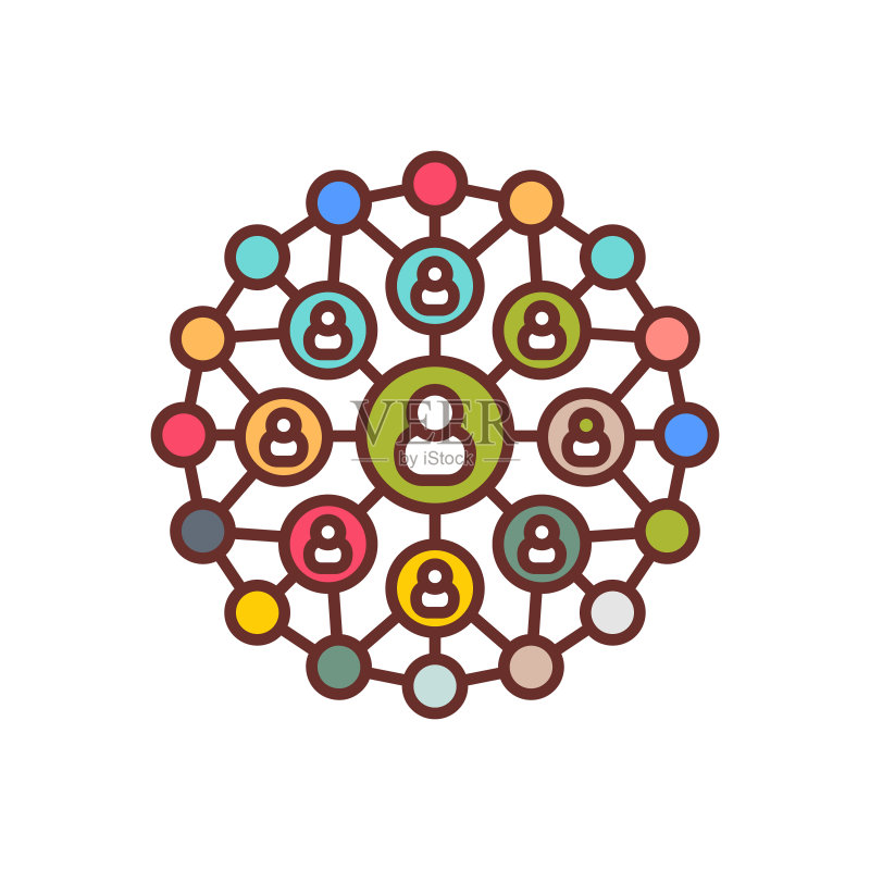 联盟营销矢量图标logo图标素材