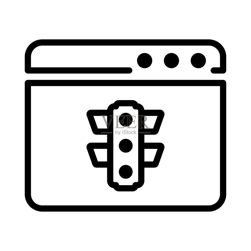 交通流量生成图标图标素材