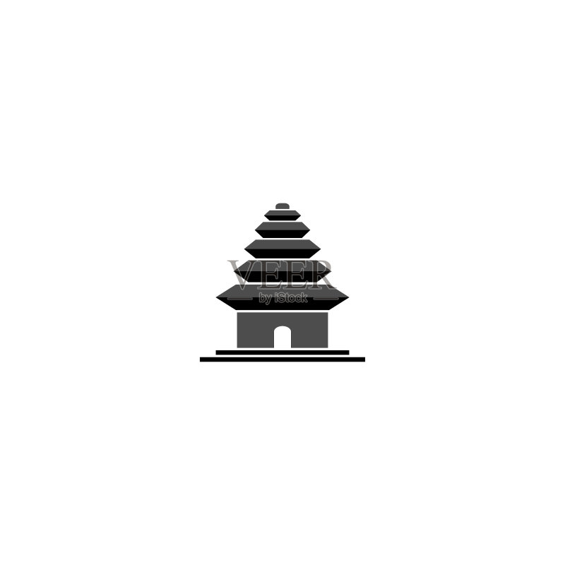 寺庙图标设计图标素材
