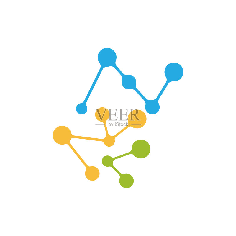分子标志图标素材