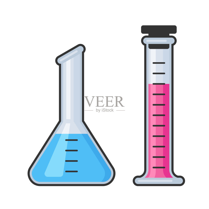 化学科学实验室测试玻璃管图标素材