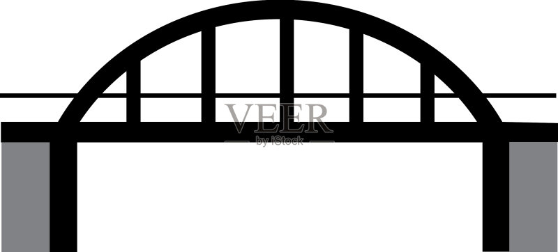 桥梁Logo图标素材
