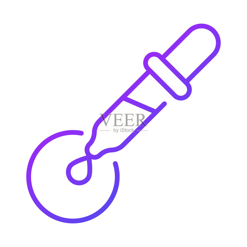 移液器现代概念设计图标素材