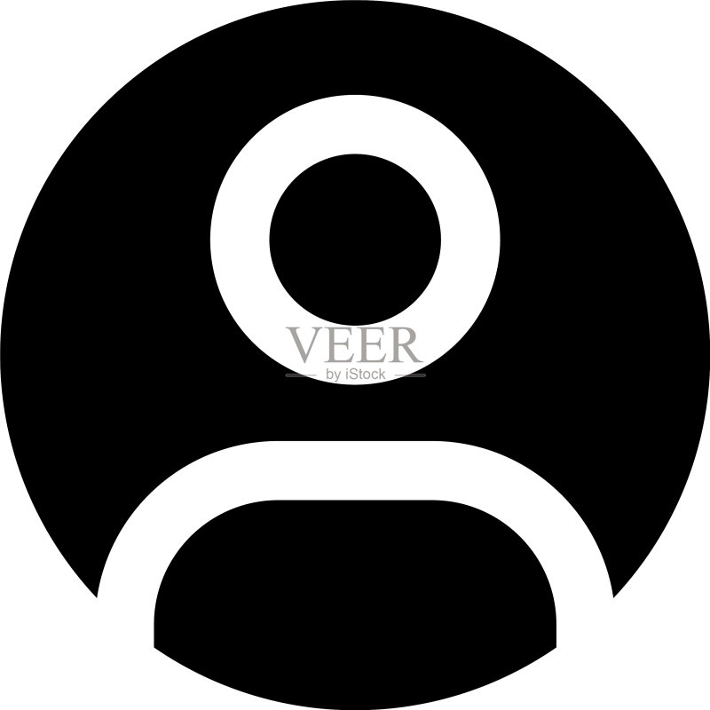 选择联系人照片黑色字形UI图标图标素材