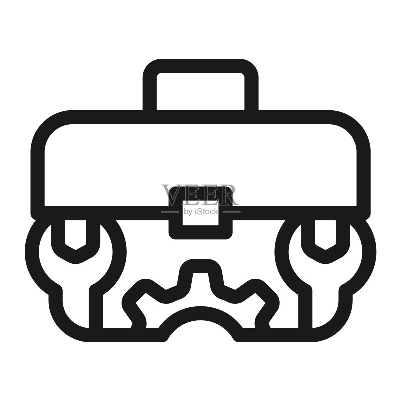工具箱线性图标图标素材