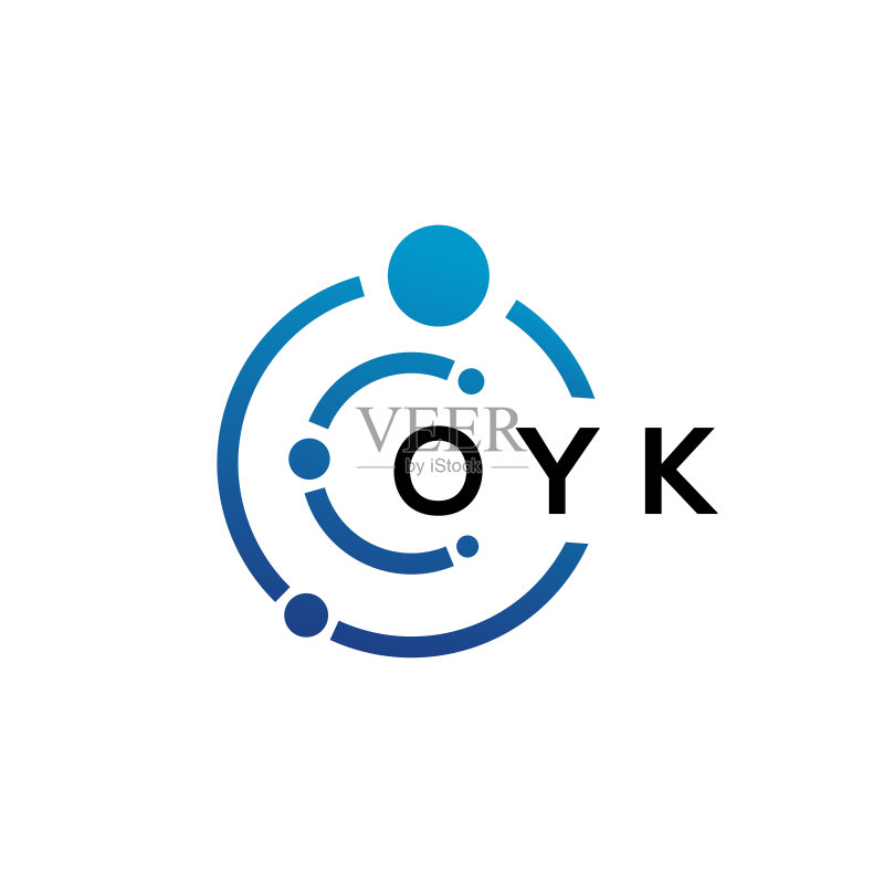 OYK字母科技标志设计图标素材