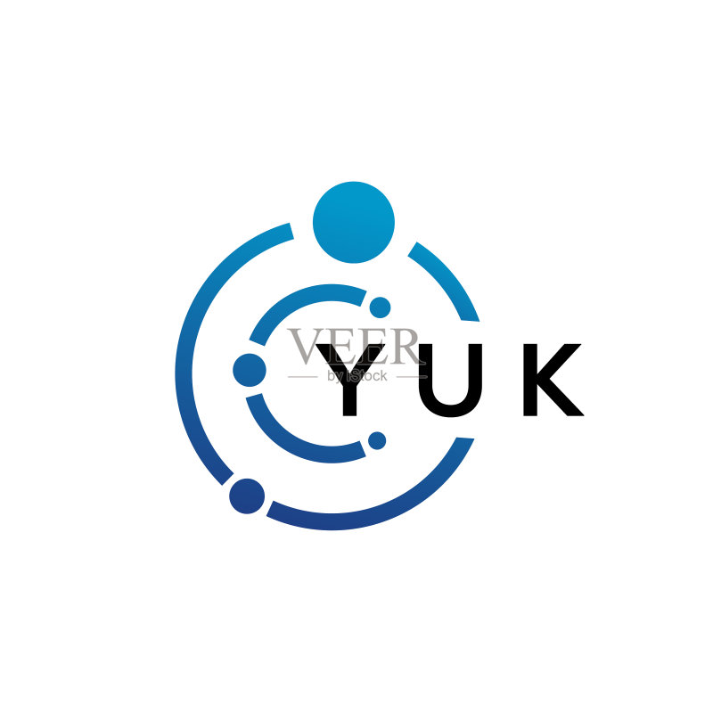 YUK字母科技标志设计图标素材