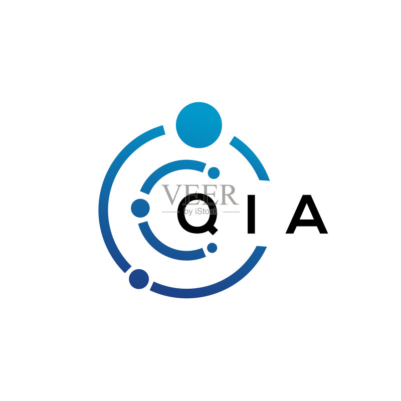 QIA字母科技标志设计图标素材