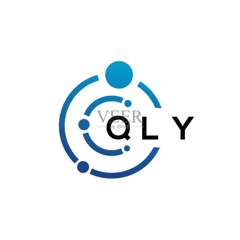 QLY字母科技logo设计图标素材