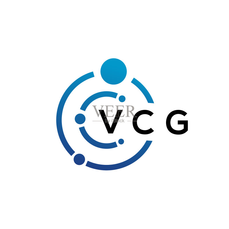 VCG字母科技标志设计图标素材