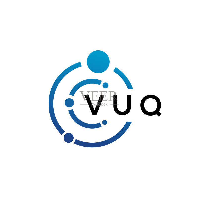 VUQ字母科技logo设计图标素材